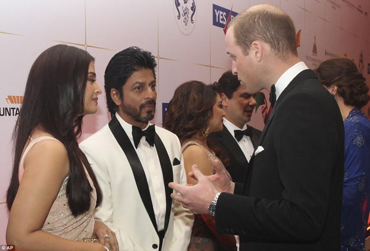 When words failed SRK and left him speechless in front of Kate and William